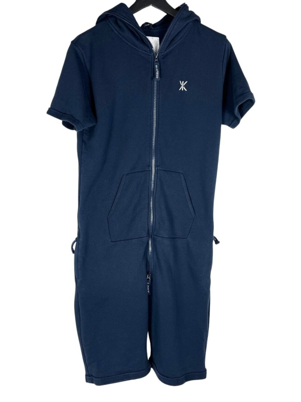 Onepiece Norweigan Original Short Hooded Jumpsuit in Navy Blue Size M Unisex